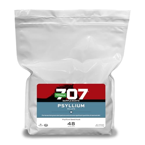 Formula 707 Psyllium Pellets Equine Supplement (12lb Bucket - 48 Day Supply)
