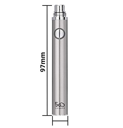 5GVAPE-EVOD-EGO-Electronic-Cigarette-BatteryUSB-Rechargeable-Long-Lasting-650mAh510-Thread-E-Shisha-Hookah-Vape-Battery-for-CE4-Tank-AtomizerSteel-ColorNo-E-Liquid