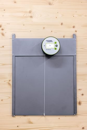 Trampilla para gallinas con cierre automático Duo Pro Plus para evitar depredadores 3
