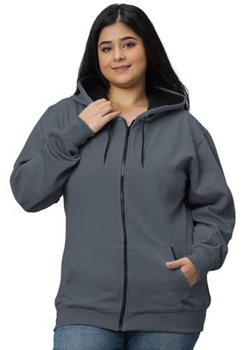 Image of Wear Your Opinion Women's Plus Size Fleece Zipper Hoodie Jacket