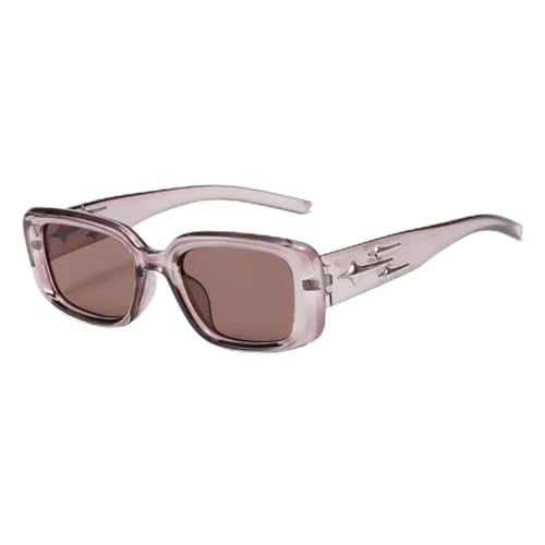 Lunettes de soleil rétro punk monture unisexe verres teintés