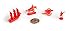 Napoleonic & Civil War Military Miniatures (Red): Plastic Toy Soldiers Set: Infantry, Cavalry, Artillery, Ships