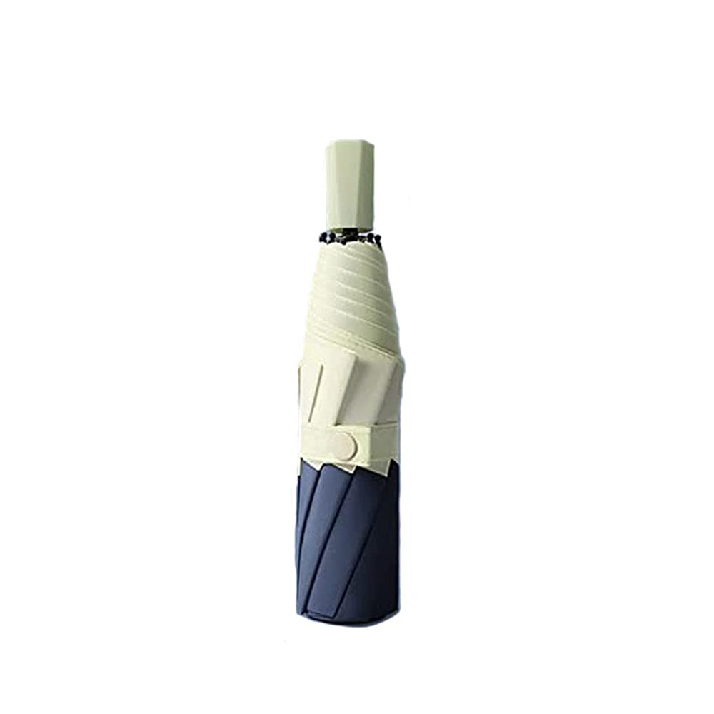 NA Creative New Korean Triple Folding Umbrella Sunny and Rainy Dual-Use Folding Umbrella patio umbrella