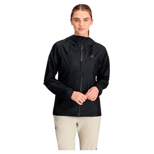 Outdoor Research Women's Helium Rain Jacket, Black, M2