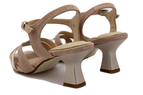 Sandales à talon en daim d'une qualité artisanale d'exception - 3