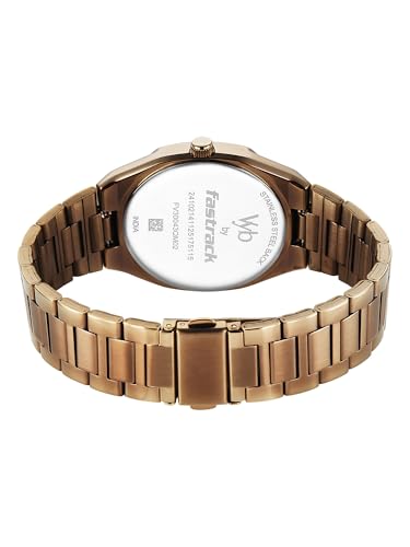 Image of Fastrack Vyb Nimbus with Quartz Analog Grey Dial Khaki Zinc Alloy Strap Watch for Men - FV30043QM02W