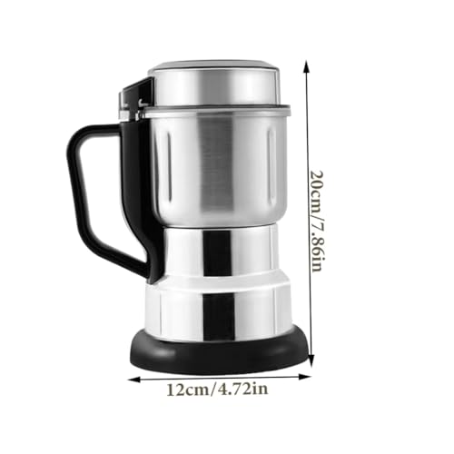 Moulin électrique compact pour café et céréales avec broyage fin à la maison