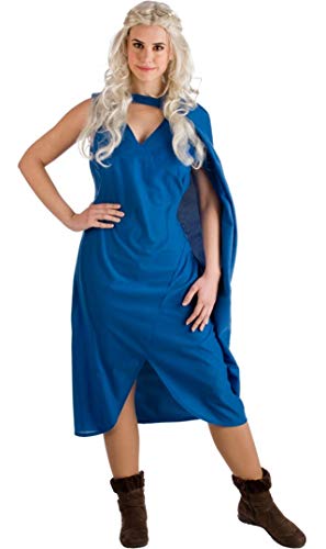 EL REY DEL CARNAVAL, SL Disfraz de Daenerys Azul para Mujer M