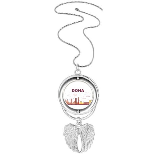 Collier pendentif ailes d'ange Doha en argent pour sublimer votre style quotidien