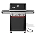 Weber Spirit® E?425C Gas Grill (Natural Gas) for Outdoor Cooking – Black, 4?Burner Grill with 2 Boost Burners, Porcelain-Enameled Cast-Iron Grates & Sear Zone