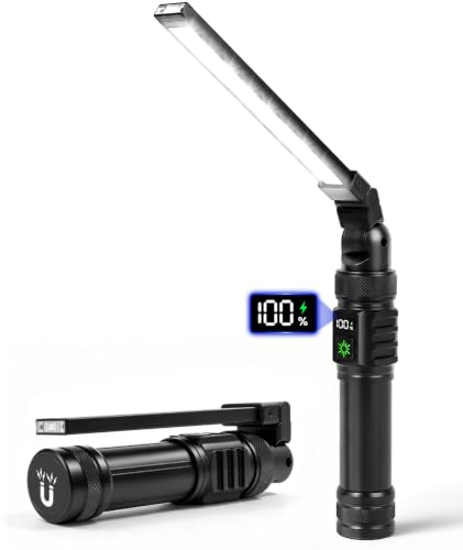 Givryes Magnetic Rechargeable LED Work Light/Flashlight for Mechanics