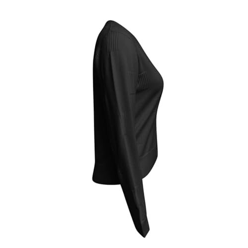 Cardigan Sweaters for Women Casual Cropped Long Sleeve Button Down Lightweight Cardigan Fall Outfits Clothing3