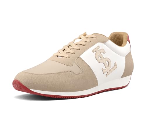 Image of LOUIS STITCH Men's Casual Lightweight Lace-Up Sneakers for Men| Cushioned Comfort | TPR Sole | Lightweight & Comfortable Casual Lace-Up Shoes | LSP-SNK-AVI-Low Top Sneakers