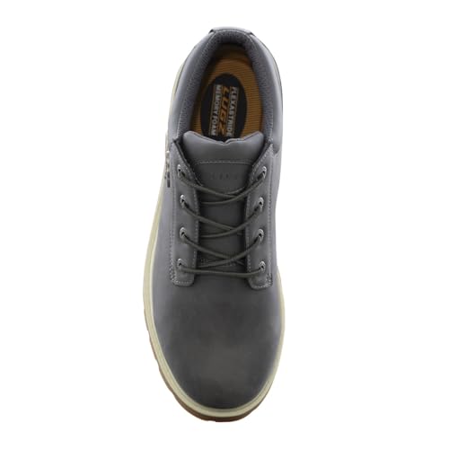 Lugz Men's Drifter Lo LX Oxford Work Boot, Charcoal/Steel Grey/Gum/Cream, 7 M - image 8