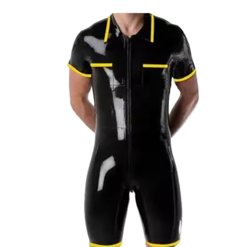 Latex rubber gummi homme noir : fini les déguisements d'Halloween inconfortables