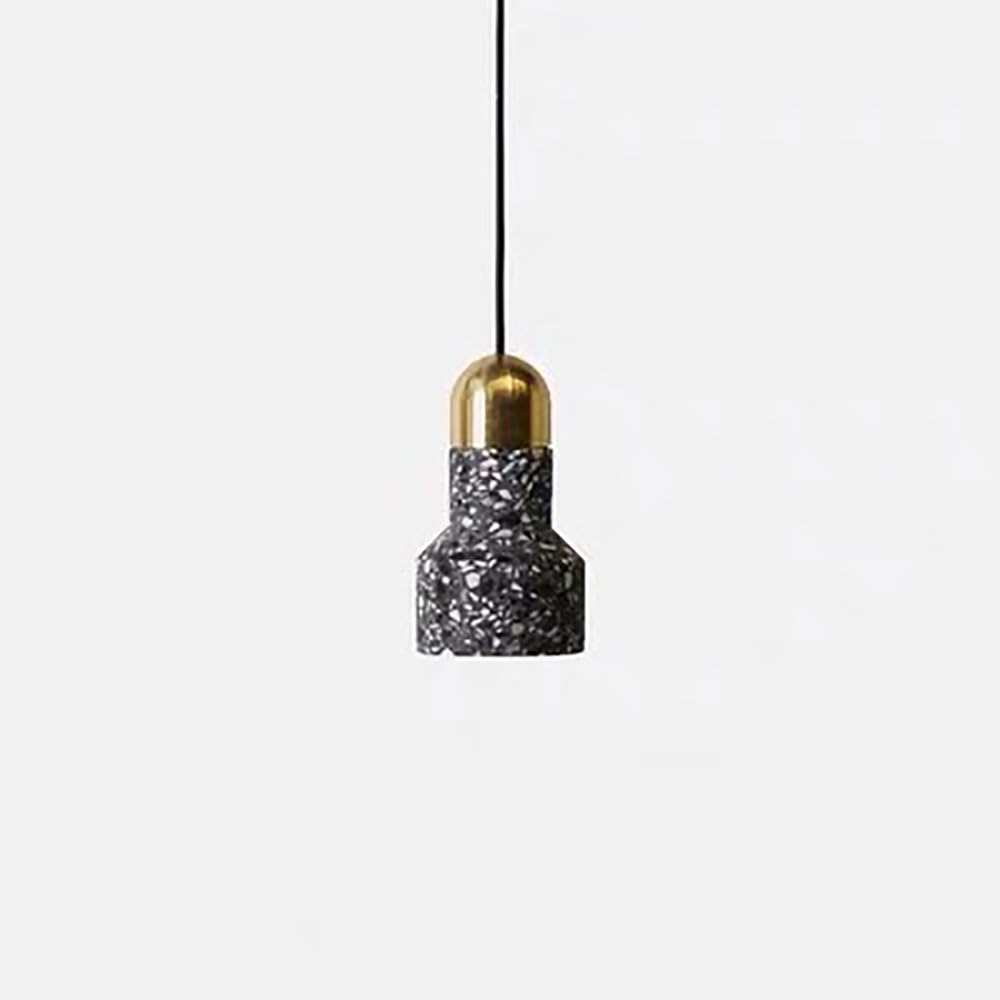 Lustre de luxe moderne en cristal noir, suspension verre 1 lumière