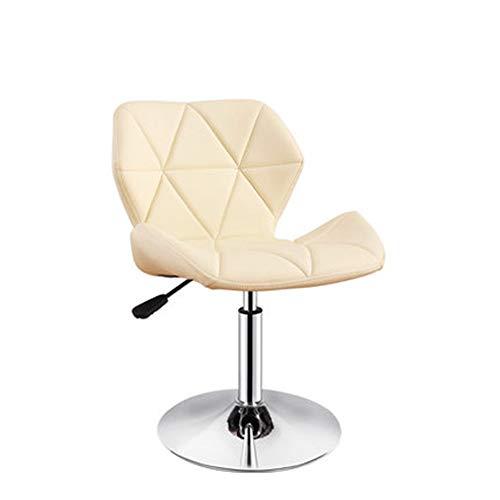 YJIA Bar Stool Adjustable Height Leather Modern Barstool 360 Degree Rotary Swivel Bar Stool Chairs With Extremely Comfy Back Comfortable chair (Color : C3, Size : Height 37-53cm)