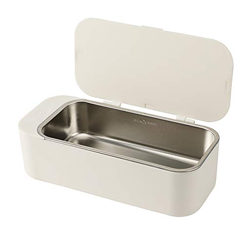 Preisvergleich Produktbild Grinning Ultraschallreinigungsmaschine 42000HZ Kleine Haushalts-Ultraschallreinigungsmaschine Waschbrillenmaschine Uhren Schmuck Weiß