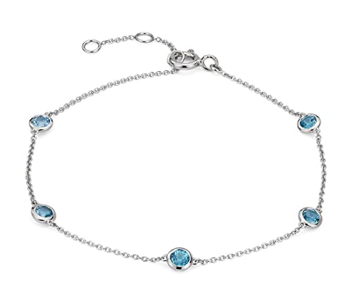 Pulseras de la cadena de plata JoyeríaGIFT para el desgaste diario de mujeres