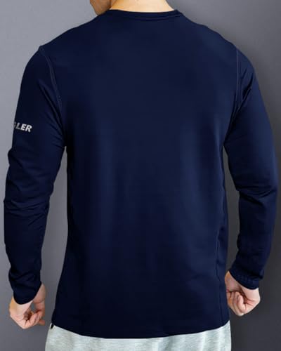 Image of Noble Monk Mens Polyester Solid Regular Fit T-Shirt