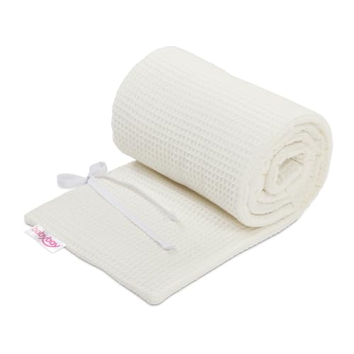 babybay Baby Kantenschutz Waffelpiqué (Made in EU) - Bettschutz in vielen...
