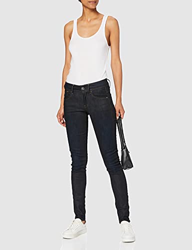 G-STAR RAW Women's Lynn Mid Skinny Jeans, Blu (dk