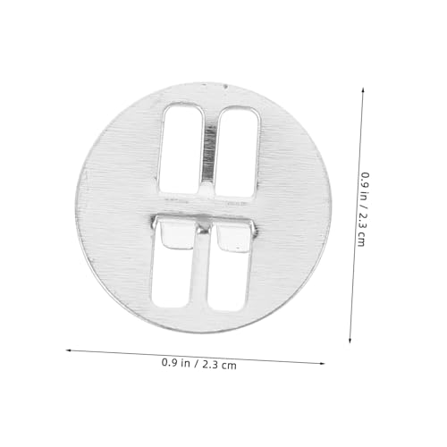Base de metal para mechas de vela 100 piezas miniatura 2