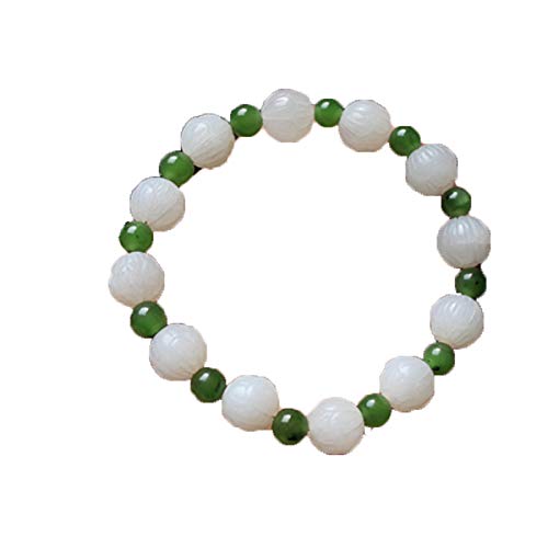 Bracelet en jade Hetian Xinjiang jaspe naturel accessoire mode quotidien
