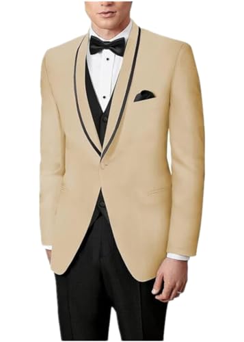 3 Pcs Mens Suits Silm Fit Wedding Mens Tuxedo Wedding Grooms
