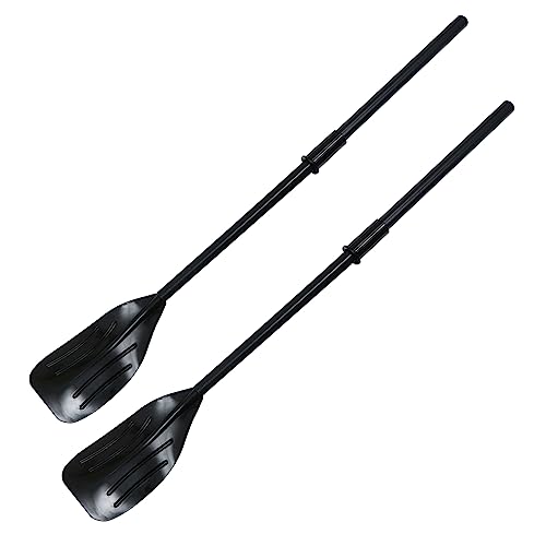KOMBIUDA 2pcs/Set Sturdy Inflatable Boat Paddle for Kayak Canoe Black Easy to Use Store