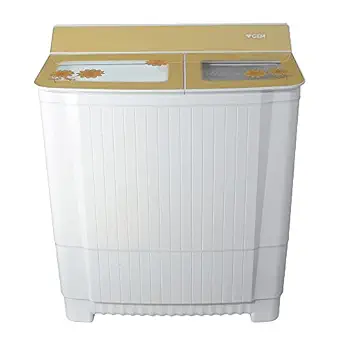 Gem 7.5 Kg Semi-Automatic Top Loading Washing Machine (GWM95NCGG, Gold)