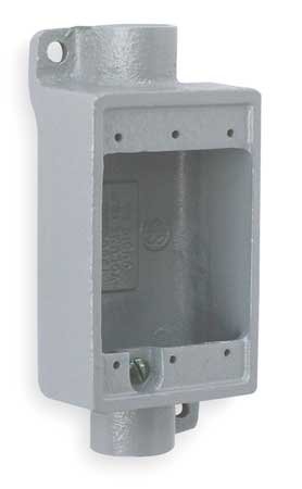 Weatherproof Box, 3/4 in Hub, 18 cu. in