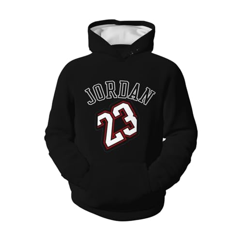 Boys Girls Fashion Hooded Sweater Hoodie With Pocket Sweatshirt Basketball Numbers 23 Jordan-Style 104