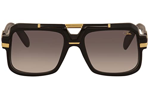 Cazal 664 Sunglasses 002SG Matte Black/Grey Gradient Lens 56mm2
