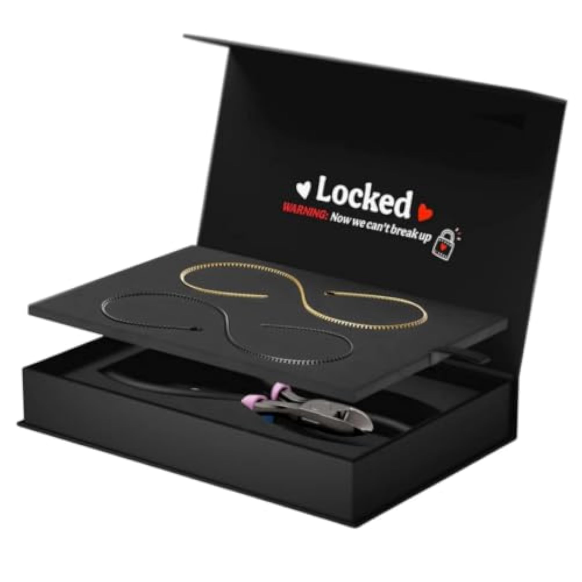 Matching Couples Romantic Locking Bracelet Set, Timeless Gift