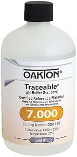 Cole-Parmer NIST-Traceable pH Buffer Standard Solution, pH 7; 500 mL