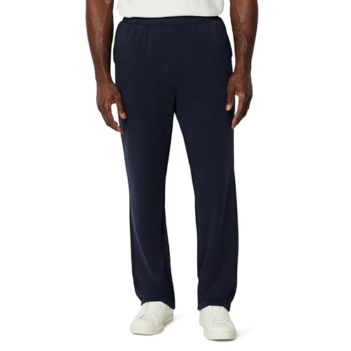 Image of Amazon Essentials Men's Regular Fit French Terry Open Bottom Sweatpants