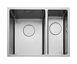 Rangemaster CBX3218R/ CUBIX 560440 1.5B RHD S/S Spüle, Edelstahl