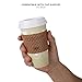 ECO PRODUCTS Compostable Disposable World Art 16oz Large Coffee Cups, Case of 1000, Renewable Hot Paper Cup, Plant Based PLA Lining, Color Coded 7