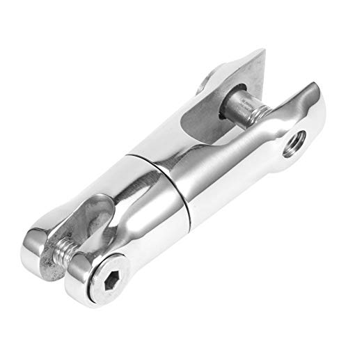 Drehbarer Ankerverbinder, Edelstahl Anker schwenkbar Bootszubehör für 6-8mm Kette Schwenkbarer Anker rotierender Stecker für Schiffshandgeschirr zum sicheren Ankern