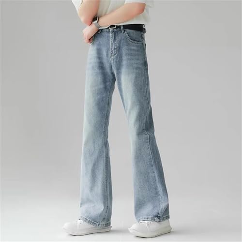 Men's Casual Comfortable Baggy Jeans Fashion Simple Vintage Straight Jeans with Pockets2
