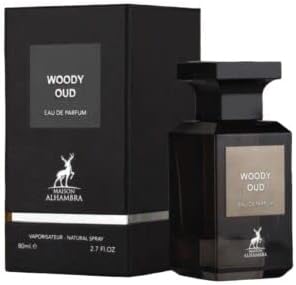 ALHAMBRA WOODY OUD EAU DE PARFUM 80ml | LUXURY LONG LASTING FRAGRANCE | PREMIUM IMPORTED FRAGRANCE SCENT FOR MEN AND WOMEN | PERFUME GIFT SET | ALL OCCASION (Pack of 1)