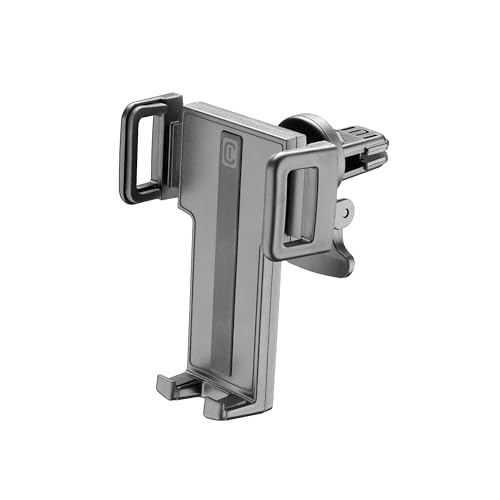 cellularline | Hug - Universale | Supporto Porta Smartphone Da Auto Per Alette Di Aerazione - Universale per tutti i Cellulari - Rotazione a 360 - Stabile e Solido