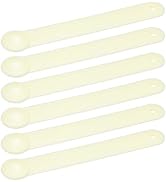 1cc x6個 Takayama 計量スプーン 裏面定規 減塩 塩分 (食塩 約1g) 園芸 肥料 1ml 水1g 小さじ1/5(5杯で小さじ1)