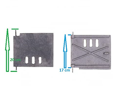 QLS Ofentür Backofentür Kachelofentür Gusseisen Schürtür Revisionstür 20 x 17 cm