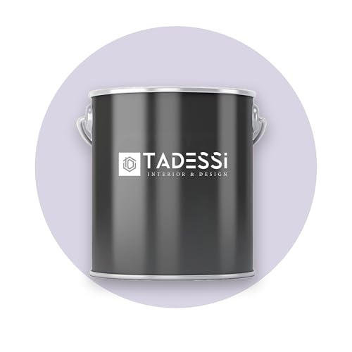 Tadessi Peinture d'intérieur violet lilas - Peinture murale mate lavable - Peinture à émulsion - Sans odeur et sans solvant - Bidon de 1 l