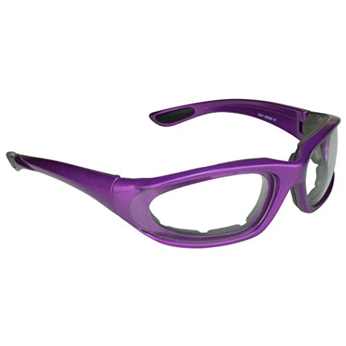Global Vision Shadow Motorcycle Sunglasses - 3 Pairs With Foam Padding & Mirror Lenses