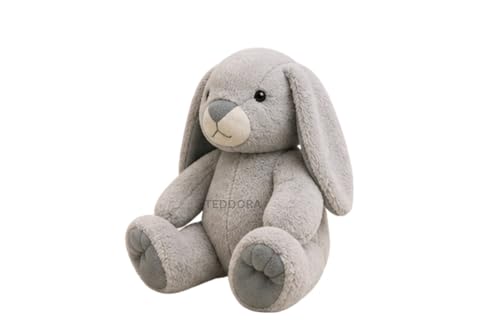 Image of Paw Rabbit Soft Toy for Girls Boys Kids,Grey,Rabbit Bunny Animal Plush Stuffed Baby Teddy Gift Birthday, 30 cm