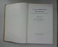X-Ray Diffraction Procedures for Polycrystalline and Amorphous Materia 0471493686 Book Cover