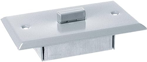 Diagram showing the dimensions of the AKG PZM11 microphone, indicating a length of 9.6 inches, width of 4.8 inches, and height of 2.8 inches.